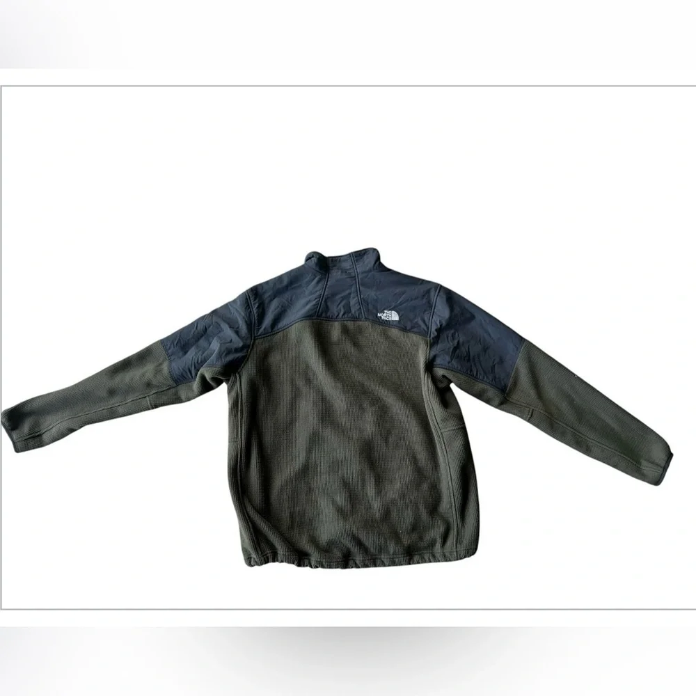 The North Face Jacket Men's Size XL Full Zip Dark green Fleece Performance